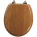 Bemis 7M59401NI 568 Round Closed Front Bamboo Toilet Seat with Cover - B00DGGK2W6